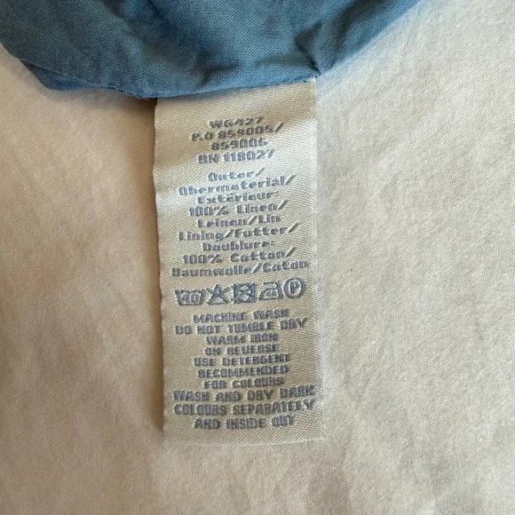 Boden Blue Linen Blend A-Line Skirt with Navy Bobble Trim - US‎ 4 R UK 8 - Picture 6 of 6